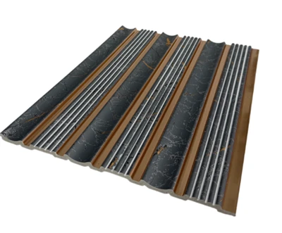 Panel Wal PS Fluted Cain Ar gyfer Waliau Nodwedd