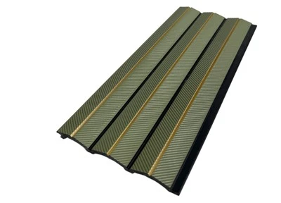 Panel Wal Addurn PS Olive Gold Groove