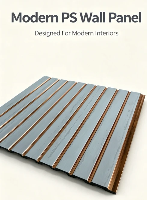 Waterproof PS Wall Cladding Panels | Stylish 3D Wall Decoration Solution For Interior Design suppliers